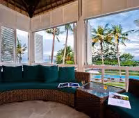 Вилла Puri Nirwana, На втором этаже гостиная